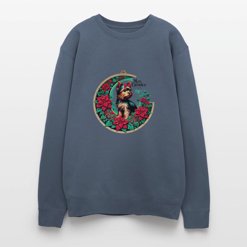 Merry Christmas Yorkie Dog – Cute Holiday Pup Desi