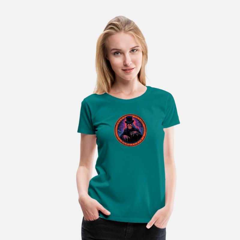 Mortimer Nightshade – Haunted Host Emblem Tee