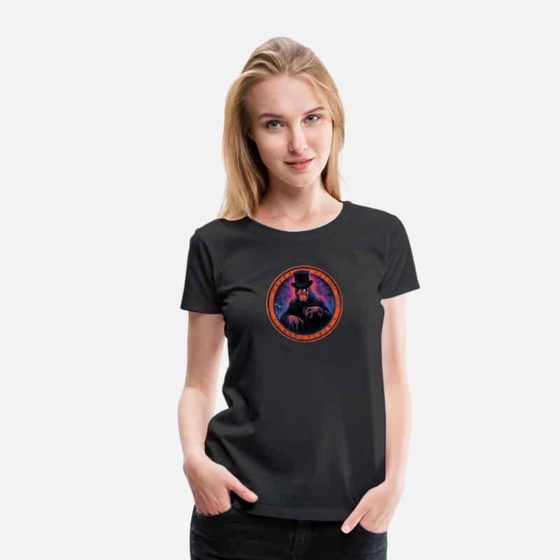 Mortimer Nightshade – Haunted Host Emblem Tee