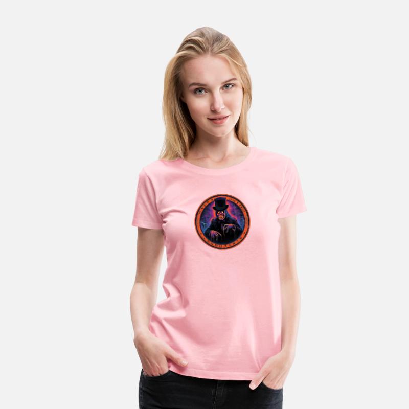 Mortimer Nightshade – Haunted Host Emblem Tee