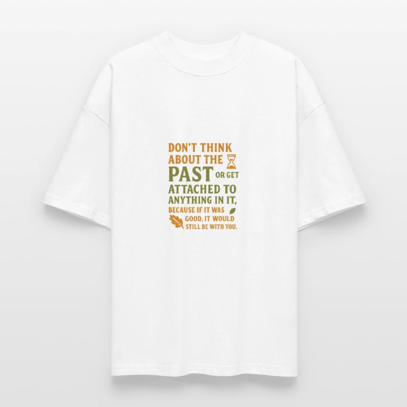 Motivational Fall Quote Shirt – Let Go of the Past