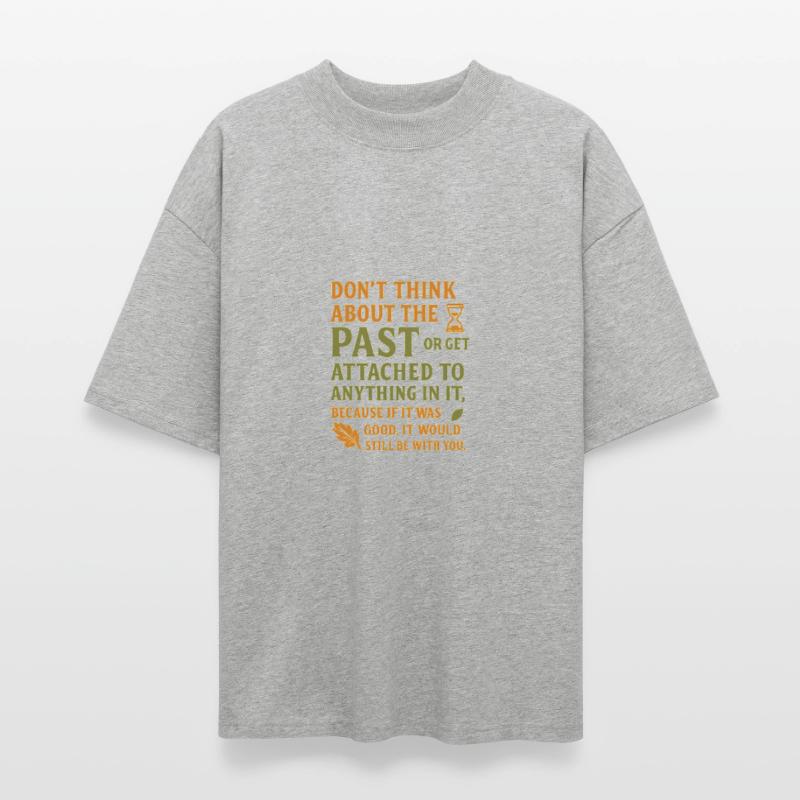 Motivational Fall Quote Shirt – Let Go of the Past