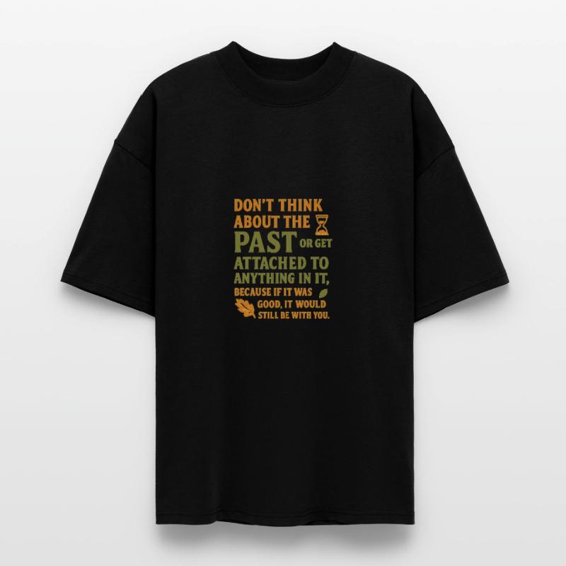 Motivational Fall Quote Shirt – Let Go of the Past