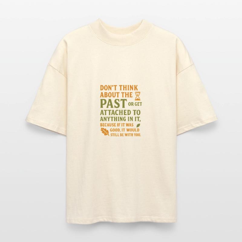Motivational Fall Quote Shirt – Let Go of the Past