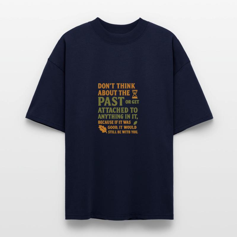 Motivational Fall Quote Shirt – Let Go of the Past