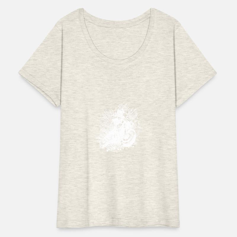 Motorcyclist Road-trip Splash Biker Style