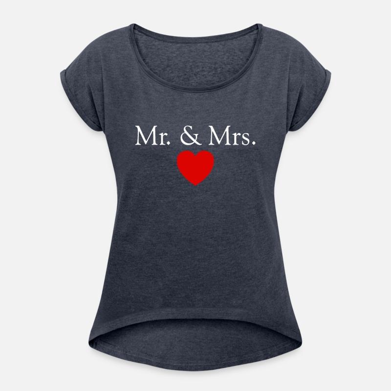 Mr. & Mrs. Heart Wedding Marriage Lovers