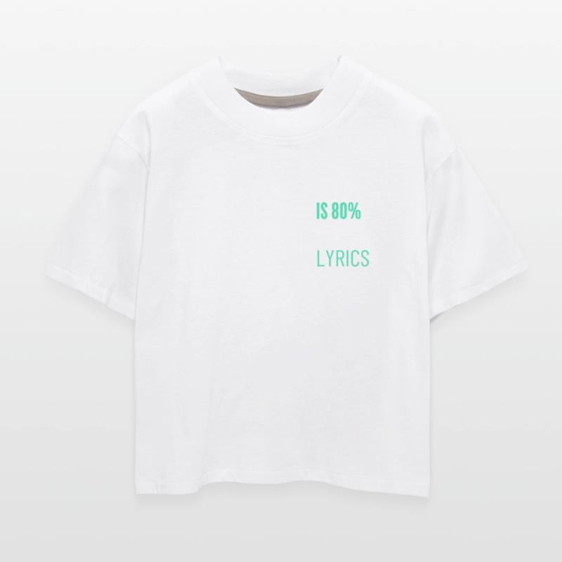 my brain is 80 song lyrics music tee