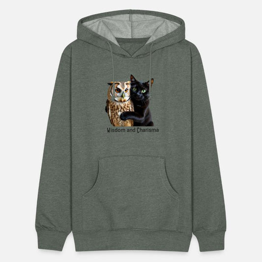 Mystic Night Owl with Cat Embrace