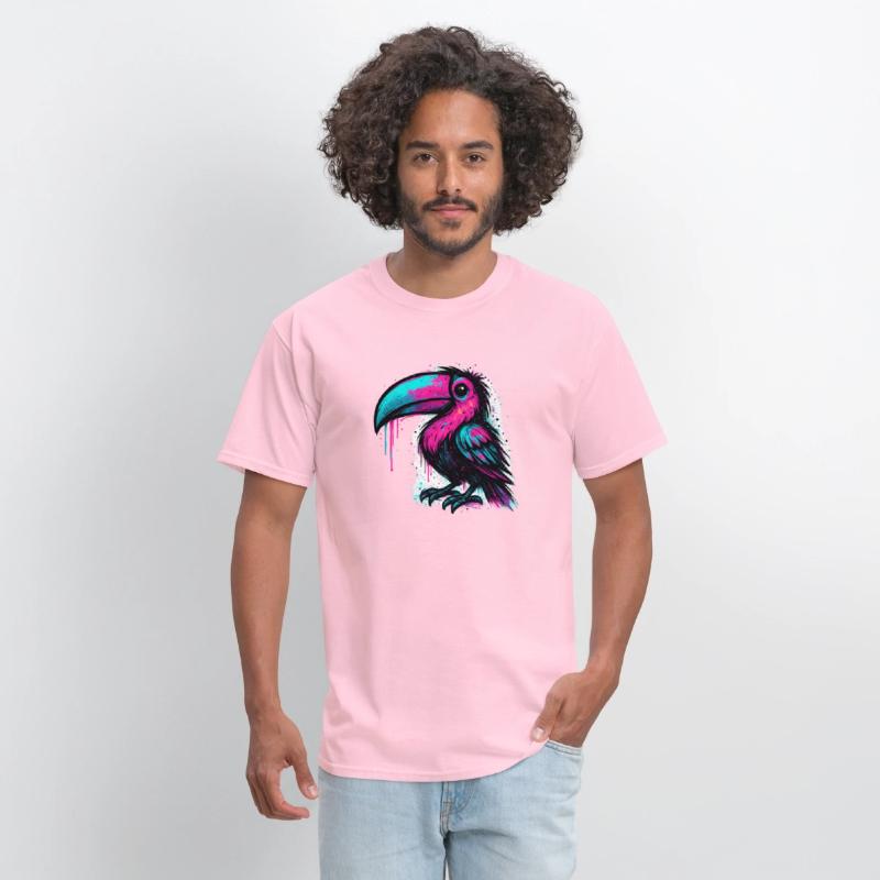 Neon Graffiti Toucan – Street Art Style Colorful B