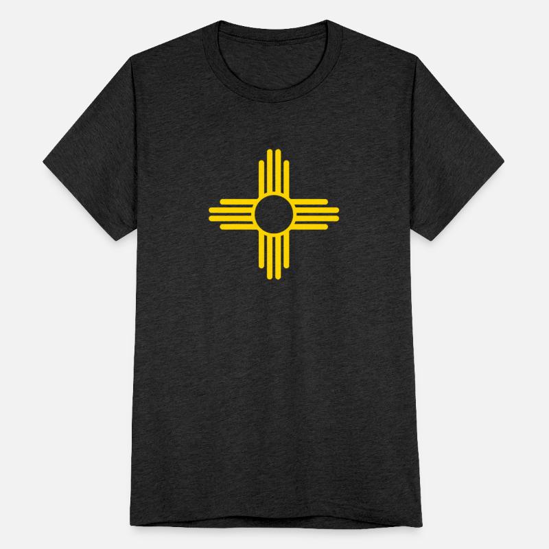 New Mexico Zia Sun Symbol Pocket Design Yellow Zia