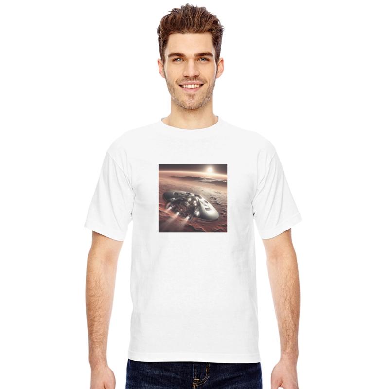 New spaceship landing on mars