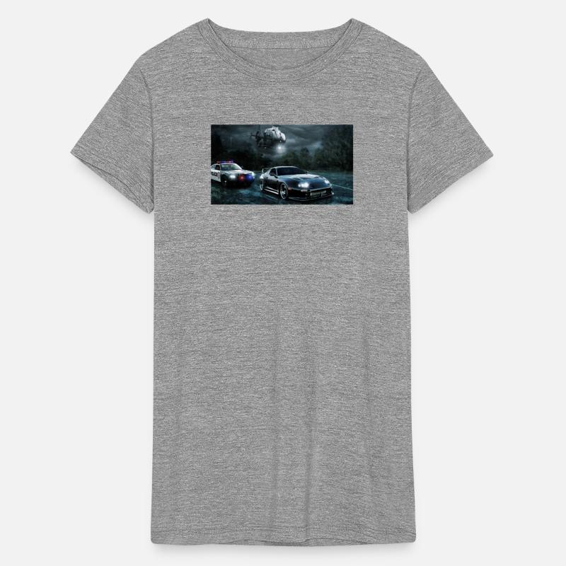 Night Chase with Speeding Sports Car