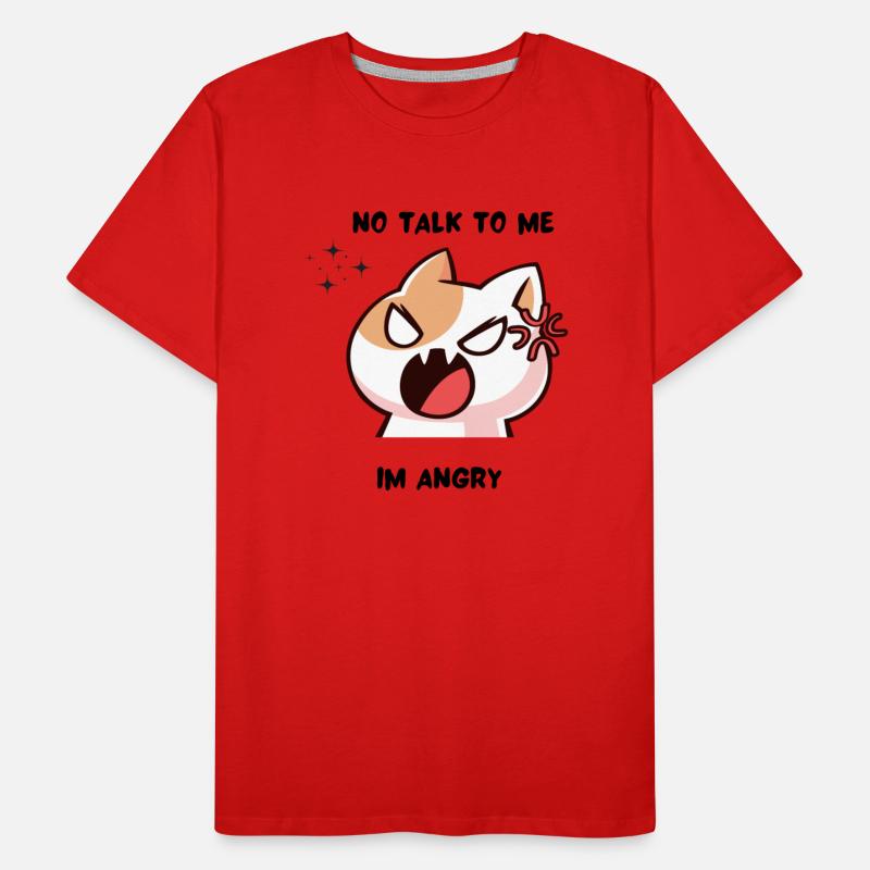 "No Talk to Me, I'm Angry" T-Shirt Design