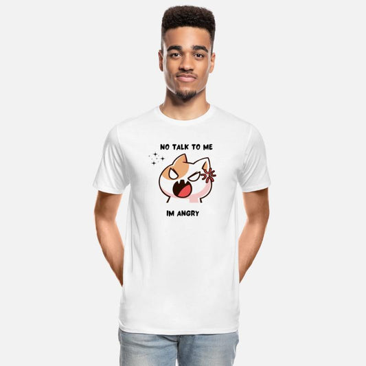 "No Talk to Me, I'm Angry" T-Shirt Design