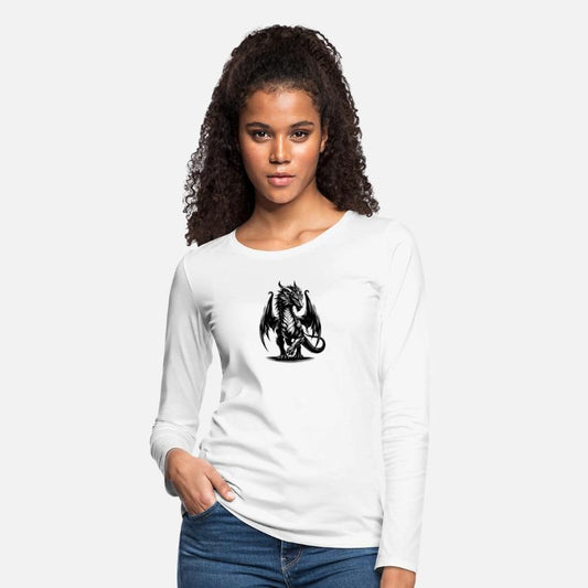 Noble, Impressive Dragon With Large Wings