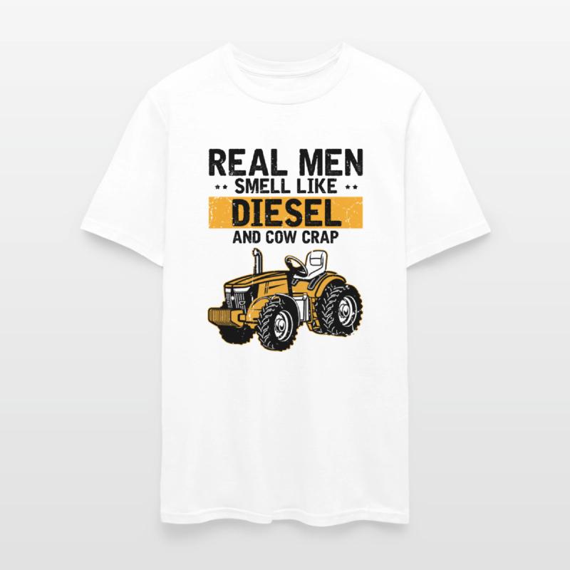 Novelty Real Men Smell Like Diesels And Cow Crap