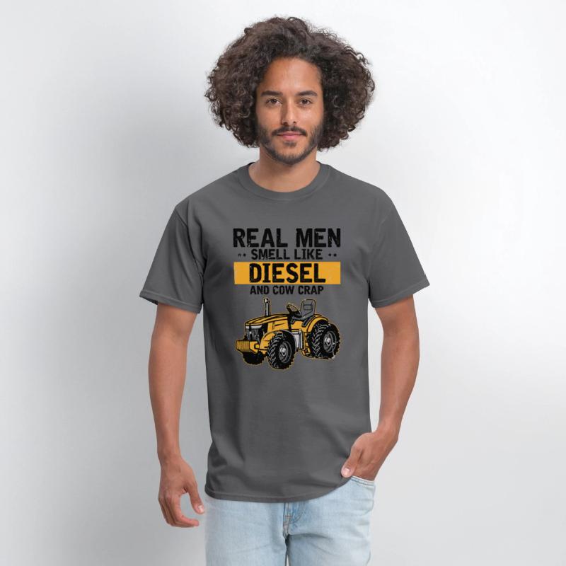 Novelty Real Men Smell Like Diesels And Cow Crap
