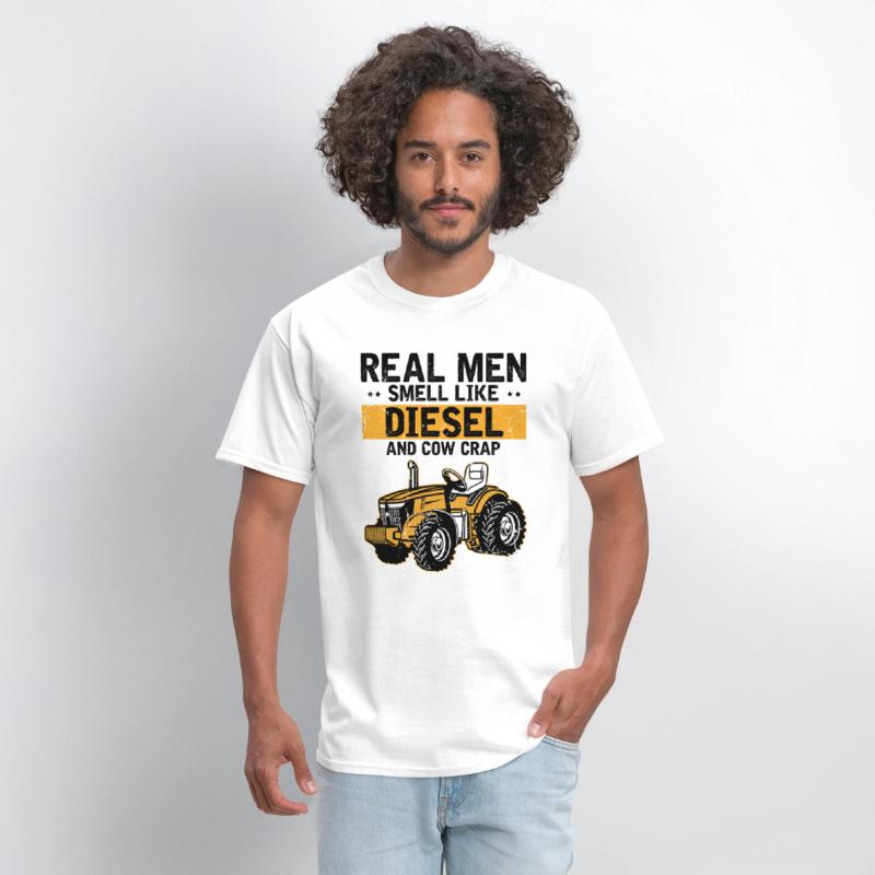 Novelty Real Men Smell Like Diesels And Cow Crap