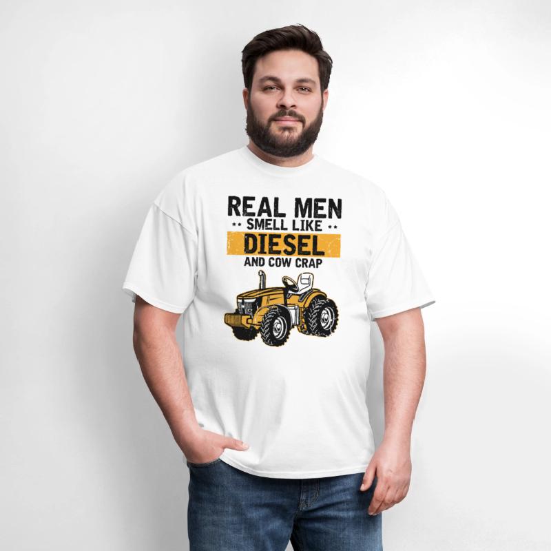 Novelty Real Men Smell Like Diesels And Cow Crap