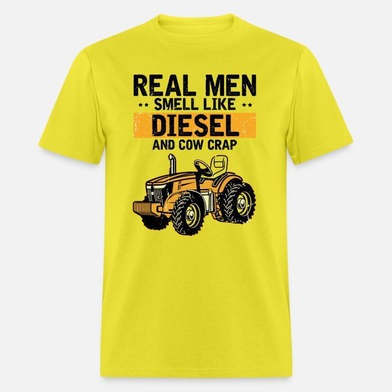 Novelty Real Men Smell Like Diesels And Cow Crap