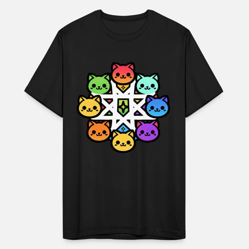 Occult Kitten Silhouette Pentagram Creepy Cute Cat