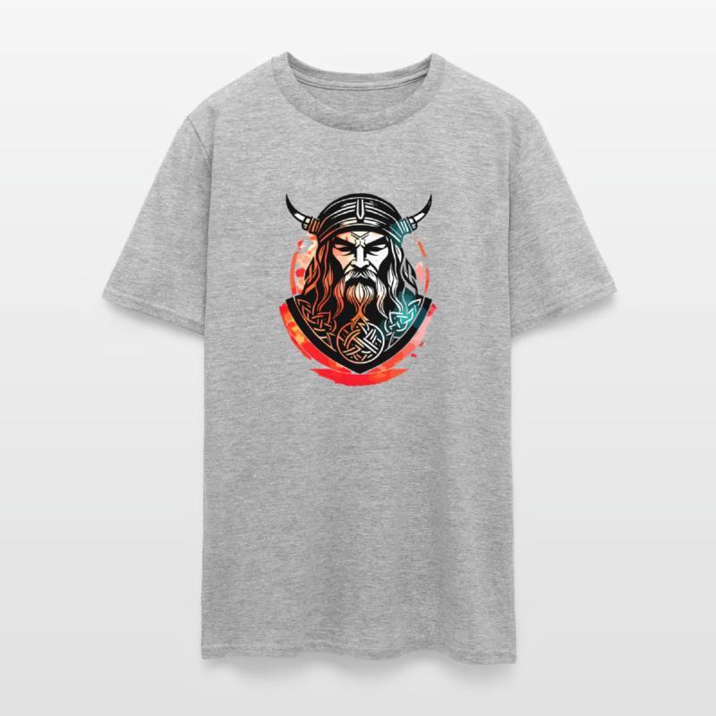 Old Viking Warrior. Viking Warrior Watercolor.