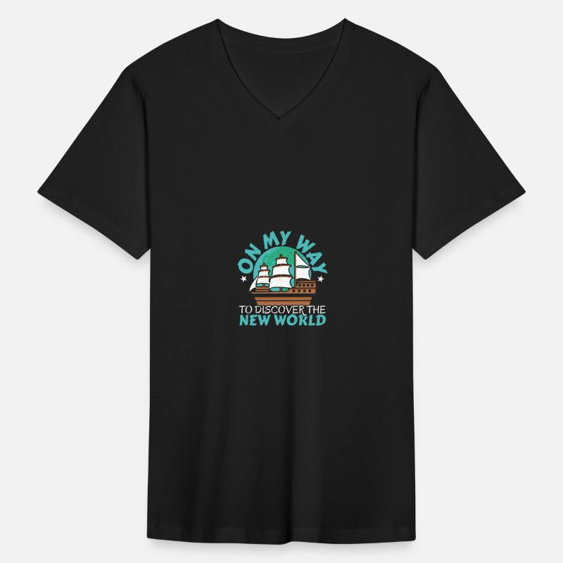 On The Way To Discover The New World Columbus Day