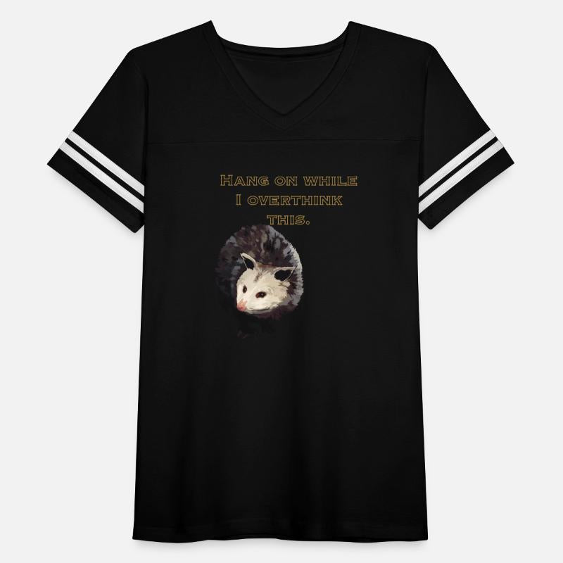 Overthinking Opossum Design – Funny Relatable Anim