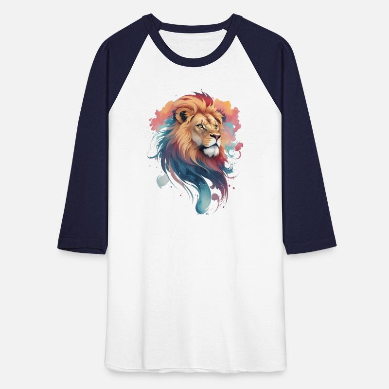 Pastel Majesty: Lion Head in Watercolor