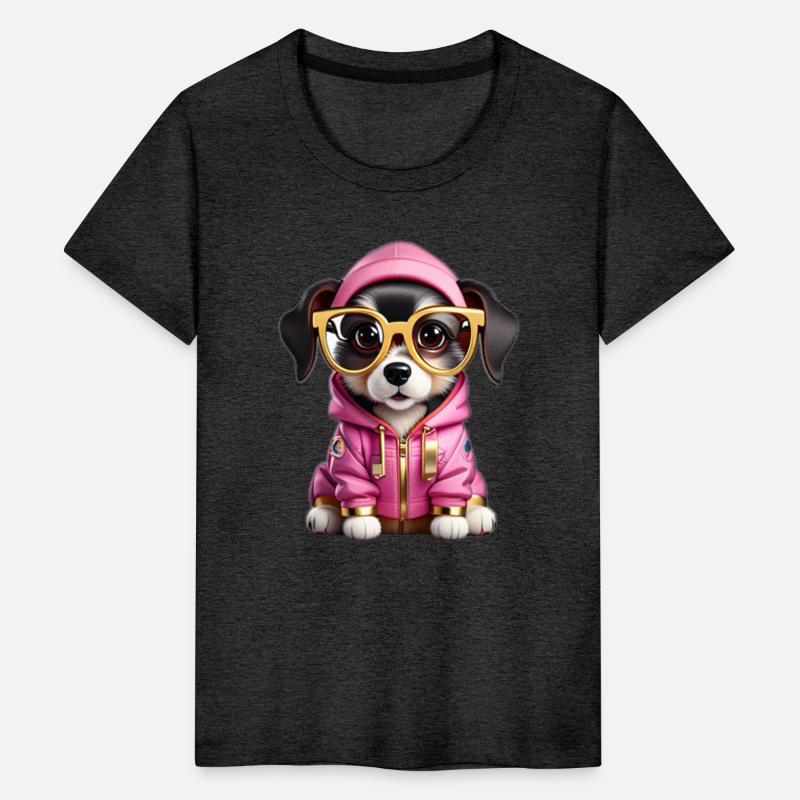 Pawsitively Chic: Glamour Pup in Pink & Gold
