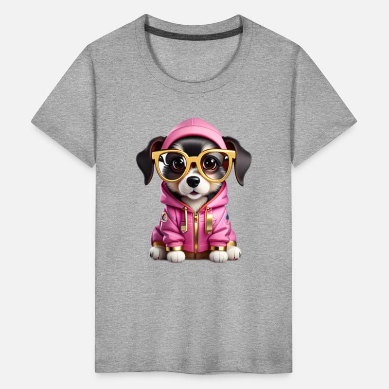 Pawsitively Chic: Glamour Pup in Pink & Gold