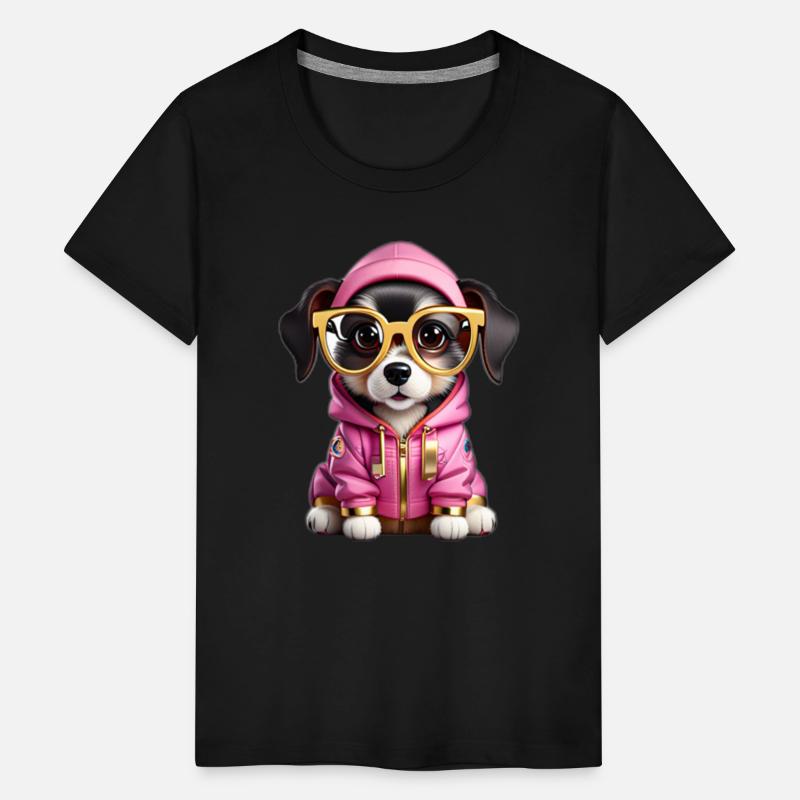 Pawsitively Chic: Glamour Pup in Pink & Gold