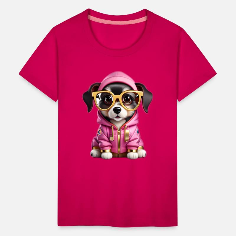Pawsitively Chic: Glamour Pup in Pink & Gold