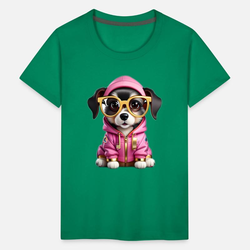 Pawsitively Chic: Glamour Pup in Pink & Gold