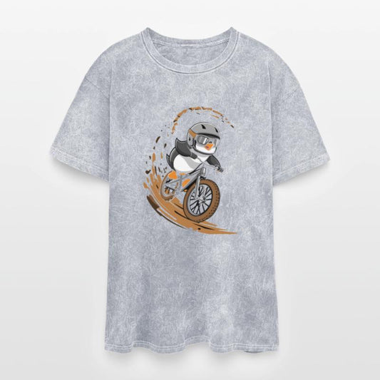 Penguin Mountain Biker Extreme Adventure Fun