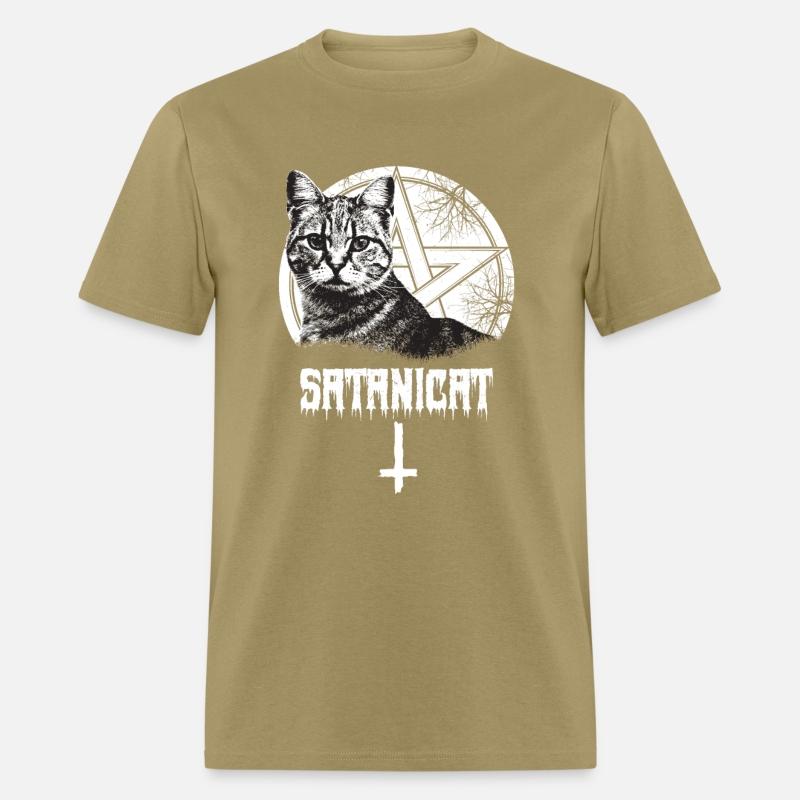 Pentagram Cute Cat Occult Satanic Gothic Halloween