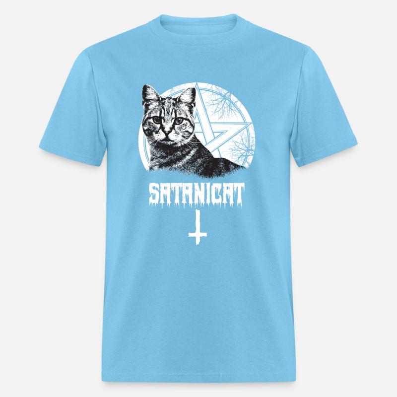 Pentagram Cute Cat Occult Satanic Gothic Halloween