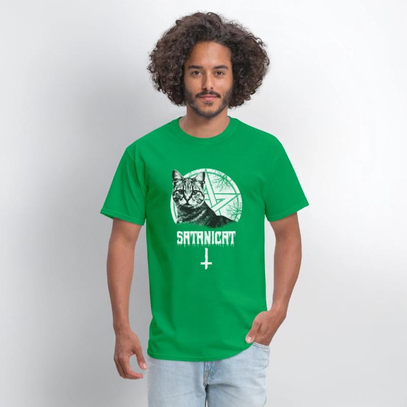 Pentagram Cute Cat Occult Satanic Gothic Halloween