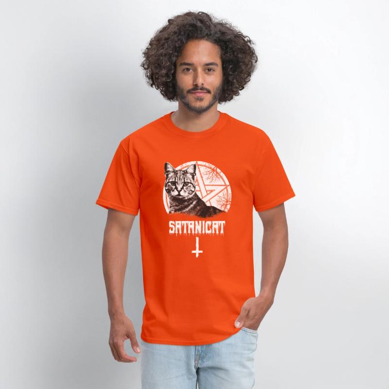 Pentagram Cute Cat Occult Satanic Gothic Halloween