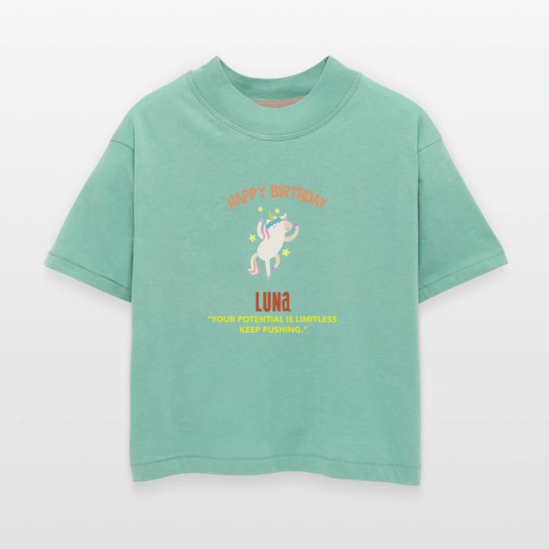 Personalized Motivational Birthday Tee | Luna