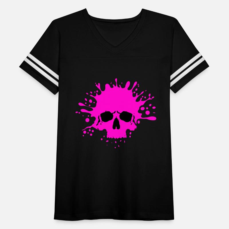 pink splash skull