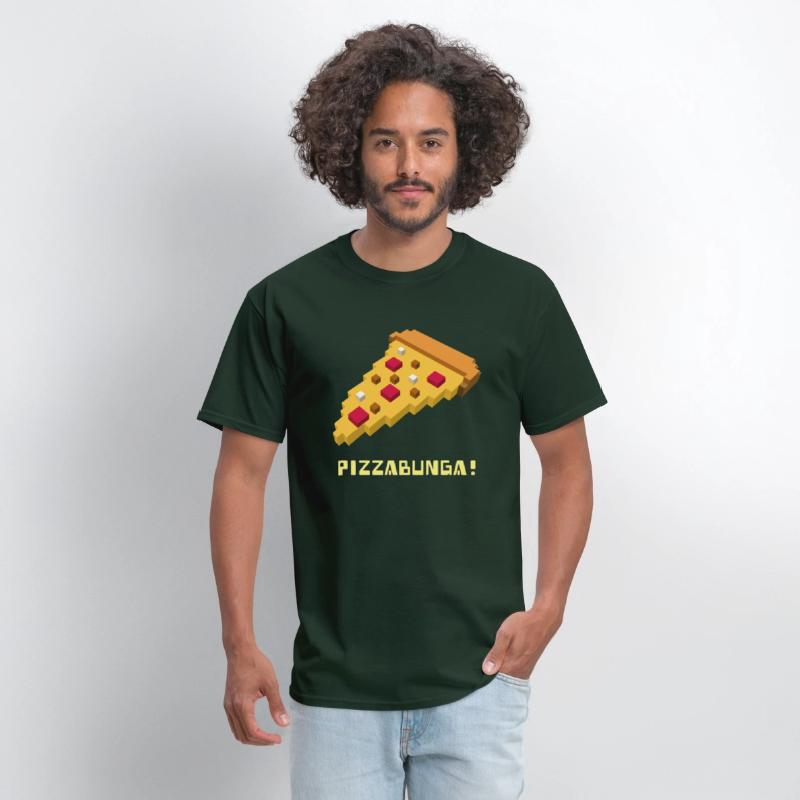 Pizzabunga – Funny Ninja Pizza Lover T-Shirt