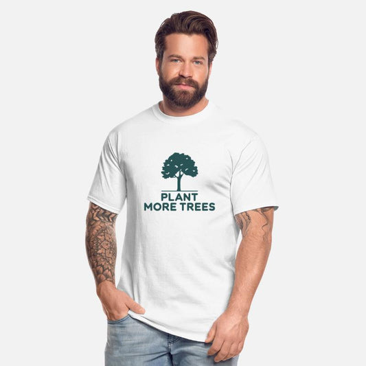 Plant More Trees Nature Conservation Slogan