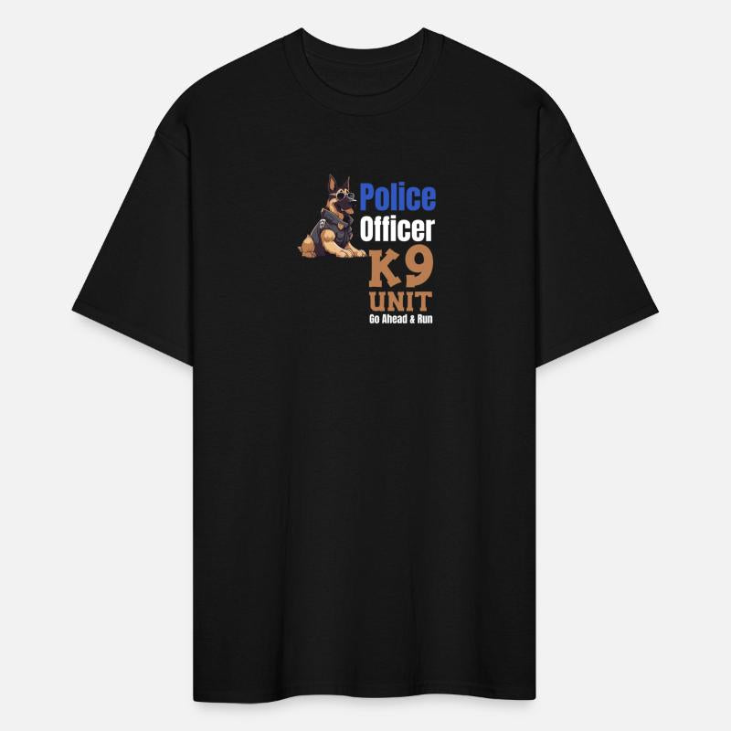 Police Officer K9 Unit Go Ahead & Run Canine