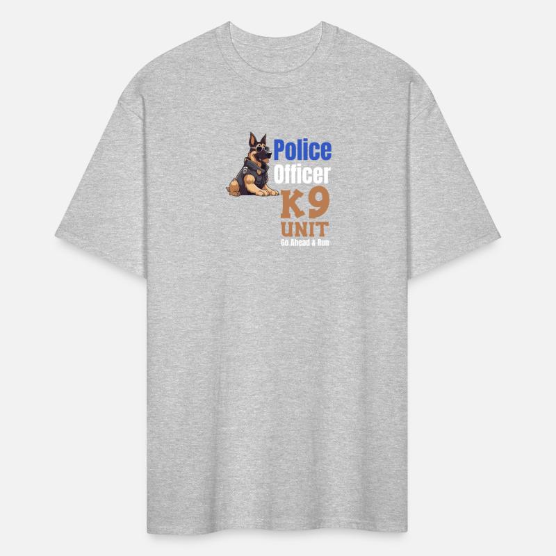 Police Officer K9 Unit Go Ahead & Run Canine