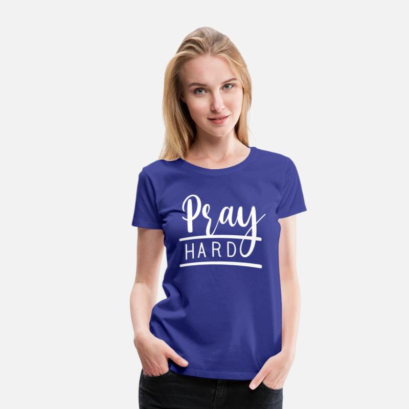 Pray Hard Love Jesus Christian Christmas