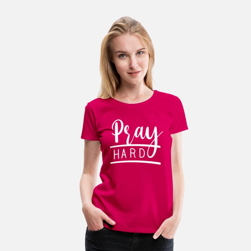 Pray Hard Love Jesus Christian Christmas