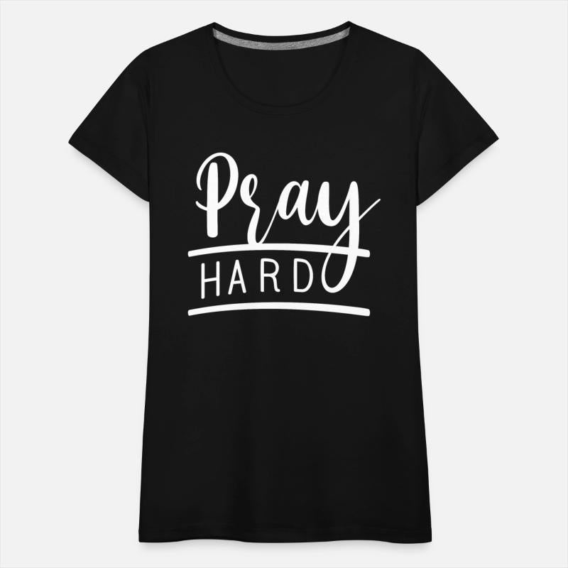 Pray Hard Love Jesus Christian Christmas