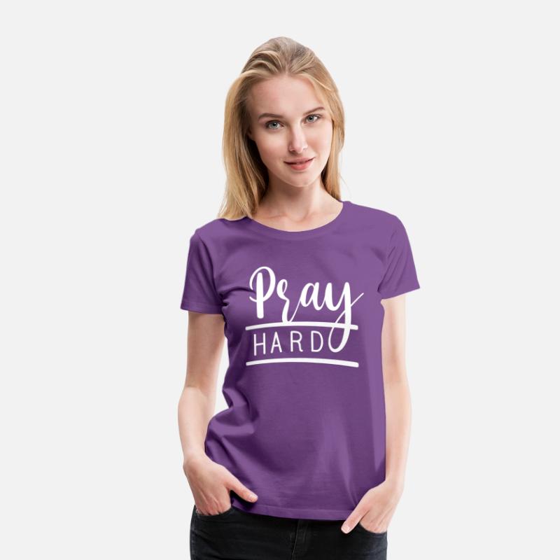 Pray Hard Love Jesus Christian Christmas